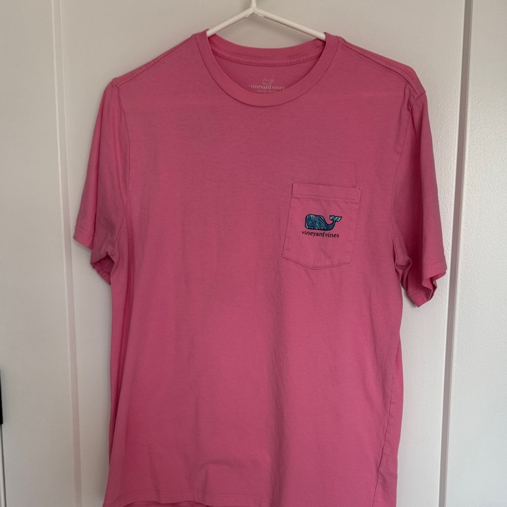 Vineyard Vines Girl’s Short Sleeve Tee in Vibrant Pink